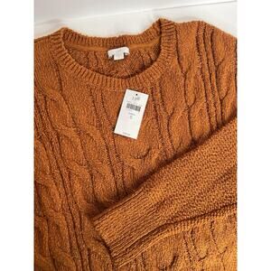 J.JILL Women Sweater, Knit Size S, Long Sleeves, Amber